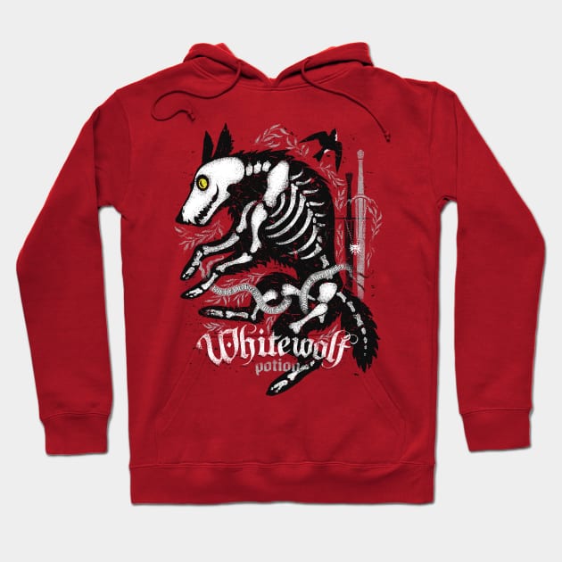 Whitewolf potion Hoodie by Narwen